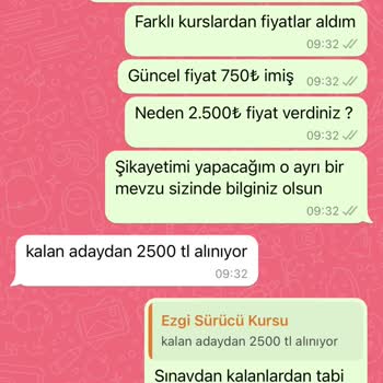 Ezgi Sürücü Kursu Sürücü Kursu Sınav Ücreti Farkı Ve Mağduriyet