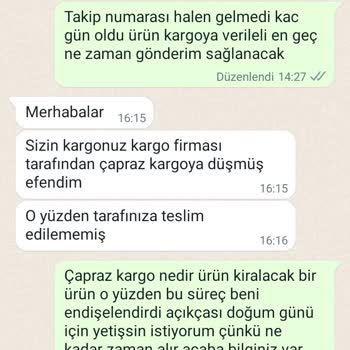 Kadehci.com Ürün Gönderilmiyor Cevap Verilmiyor
