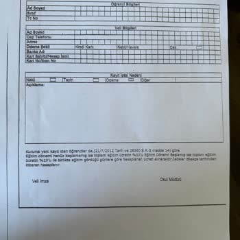 Çekmeköy Bahçeşehir Koleji Kayıt İptalinde Kredi Kartı Güvenlik Sorunu