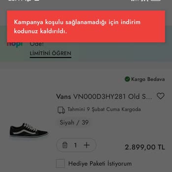 Boyner İndirim Kodu Hatası