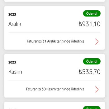 Vodafone Faturaya Ek Cihaz İptaline Rağmen Ücret Ödemeye Devam Ediyorum