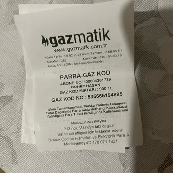 Gazmatikte 900 TL Para Kaldı Fatura Ödenmedi Ceza İşliyor