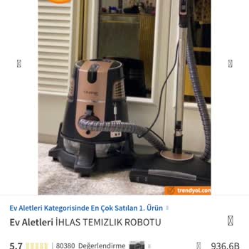 E-ticaret Marka Taklidiyle Dolandırıcılık İhlas Cleanmax Temizlik Robotu Satım Postu Facebook Oyunu