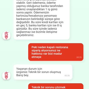 Tıkla Gelsin Gece Siparişim Restoranda Yoktu!