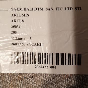 Artemis Halı Özensizliği Ve Aceleciliği