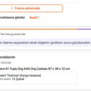 Hepsiburada Sepetine Uygun Ödeme Seçenekleri
