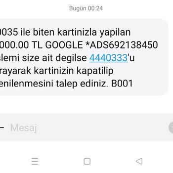 Google Ads Habersiz Çekim