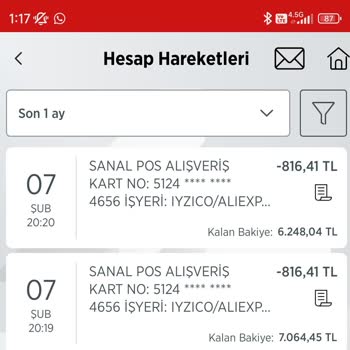 Aliexpress 2 Kere Para Çekti