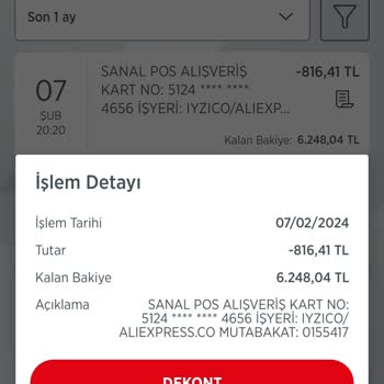 Aliexpress 2 Kere Para Çekti
