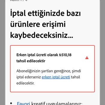 Adobe Photoshop Abonelik Sorunu