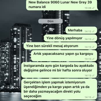 Sneakershome_tr (shopier-instagram) Ürün Değişimi Yalanı