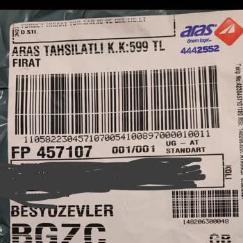 Yunbey İnşaat Gelen Kargodan Farklı Ürün Çıkması