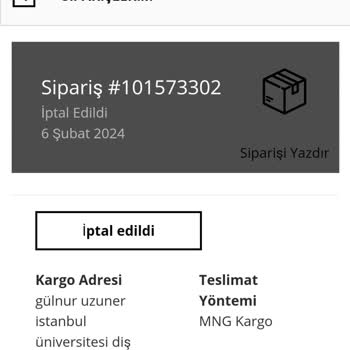 Saat & Saat Eksik İade Yapıldı