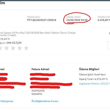PttAVM Arızalı Ürün İade Sorunu