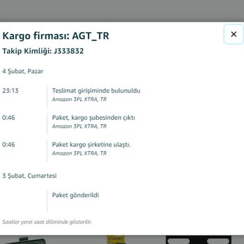 AGT Kurye (aynigunteslim.com) Amazon Prime Ve Kurye Gecikmesiyle Oluşan Mağduriyetim