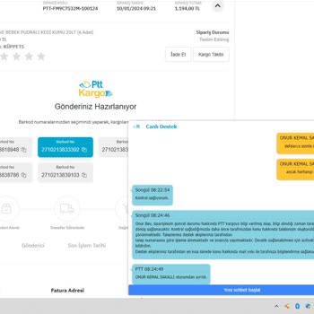 PttAVM Eksik Ürün Teslimi Ve Mağduriyetim