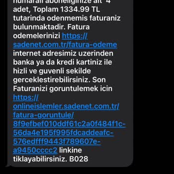 Sadenet Üyelik İptal Edilmemesi