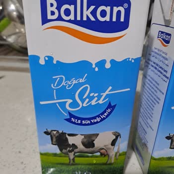 Balkan Süt Ürünleri Balkan Süt 1 Litre Kesiliyor