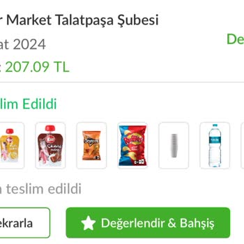 Trendyol Hızlı Market Trendyolgo Siparişlerini Adrese Gelmeden İptal Eden Deep Burger!