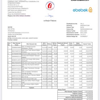 Ebebek Baby Me Hatalı Bebek Bezi