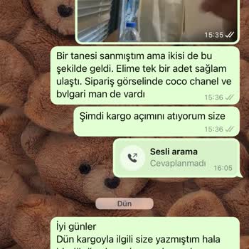 Parfümmekanı Mesajlarıma Ve Aramalarıma Cevap Vermiyor. Hasarlı Ürün