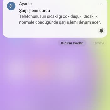 Samsung Telefon A52 Telefonunuzun Isısı Çok Düşük Şarj Alma İşlemi Durduruldu Arızası