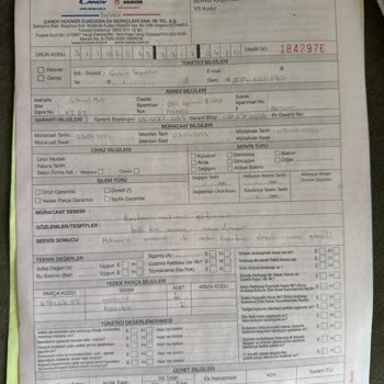 Hoover Çamaşır Kurutma Makinesi Servis Mağduriyeti