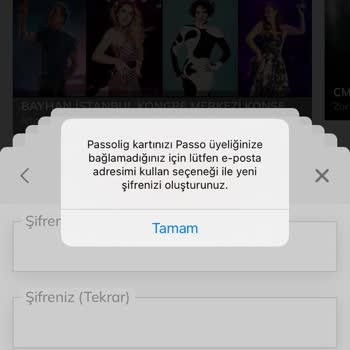 Passolig Mobil Uygulamaya Giriş Yapamıyorum.