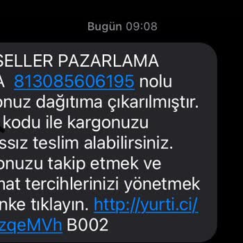 Yurtiçi Kargo Teslim Etmedi Aşağıya Bırakıp Gitti