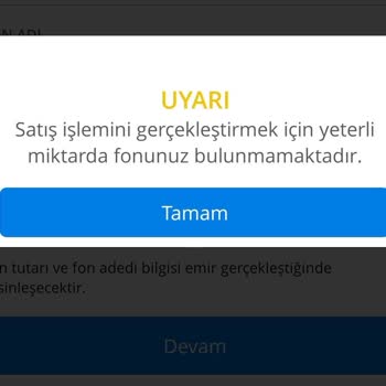 Denizbank Mobil Yanlış Fon Alım Satım