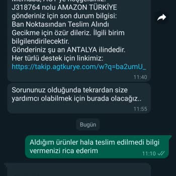 Merkezdeki Adresime Kargo Teslim Edilmedi!