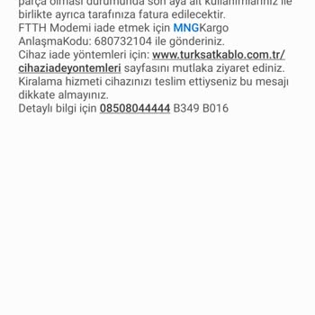 Kablo Net İade Ettiğim Modemin Parasını Alıyor