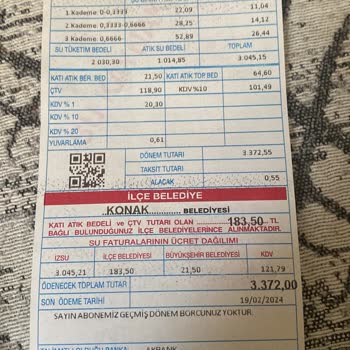 İzsu Atık Su Bedeli