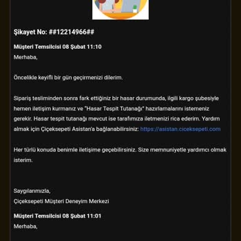 MNG Firması Dönüş Yapmaması