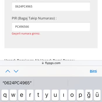 Pegasus Valizimin Tekerleğini Kırmışlar. Sitede Form Doldurma Hatası.