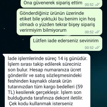 Caddstore Para İademi Yapmadı