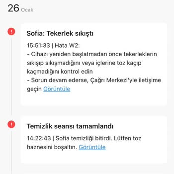 Tefal Rg7675 Robot Süpürgesi Arızalı