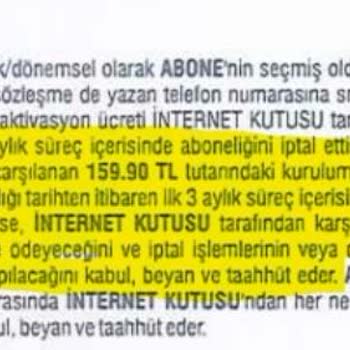 İnternet Kutusu Telekom İnternet Kutusundan Başka İnternet Sağlayıcıya Geçişi Onaylamıyor