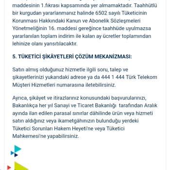 Türk Telekom Yanıltıcı Bilgi Verildi Ve İade Yapılmıyor!