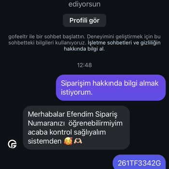 Gofeel Ödemeyi Yaptım Ama Siparişim Kargoya Dahi Verilmedi