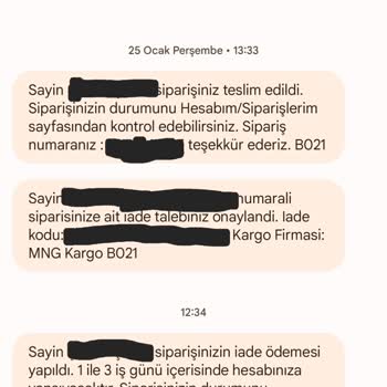 Armine Defolu Ürün Gönderimi Ve İadenin Zorla Yaptırılması