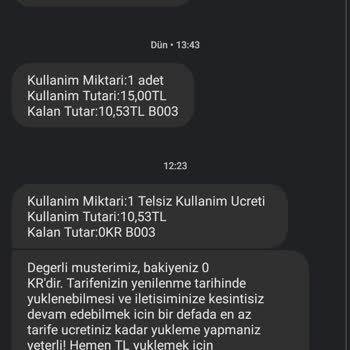 Vodafone Tarife Yenilemesinde Yaşanan Sorun Ve Talep