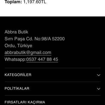 Abbra Butik İnternetten Alışverişte Yaşanan Sorunlar
