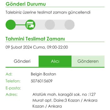 Amazondan Kolay Gelsin Kargo Firması Yüzünden Bir Daha Bir Çöp Almam.