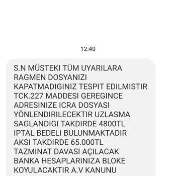 Enasdns (SMS) Hakkındaki Şikayetim