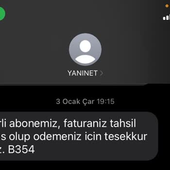 Yaninet Fazla Ödeme Sorunu