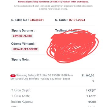 Arcelikavm.com Sipariş İptali Ve İade Sürecinde Yaşanan Mağduriyet