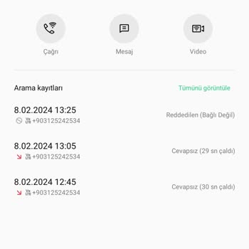 0312 524 24 52 0312 542 2534 Numaralı Telefon