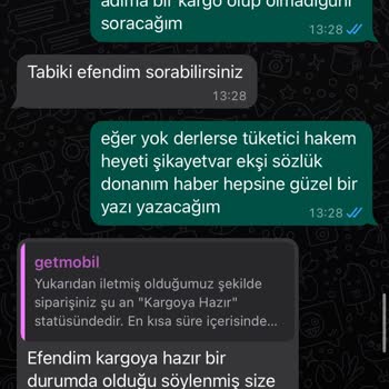 Getmobil Paramı Alıkoydu Yasal Süreç Başlatacağım
