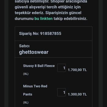 Ghetto Swear 1 Aydır Gelmeyen Sipariş